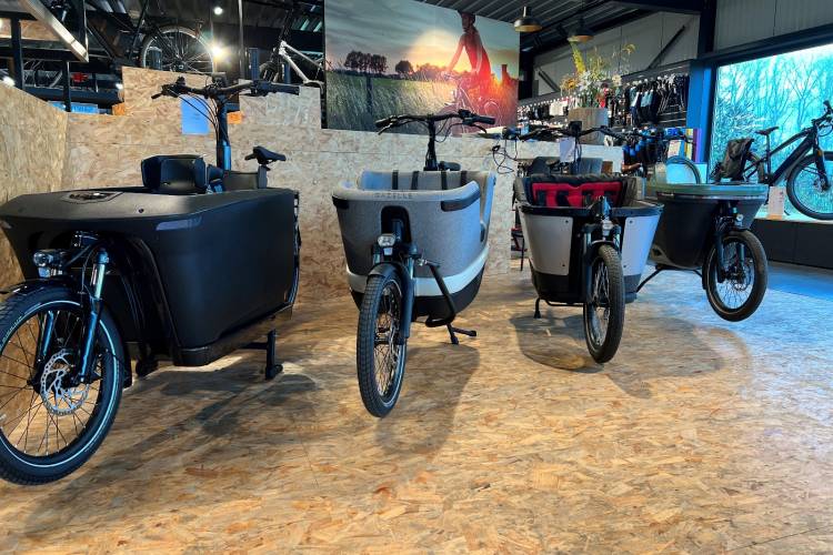 Grootste e-bakfietsen collectie van Zuid-Oost Nederland