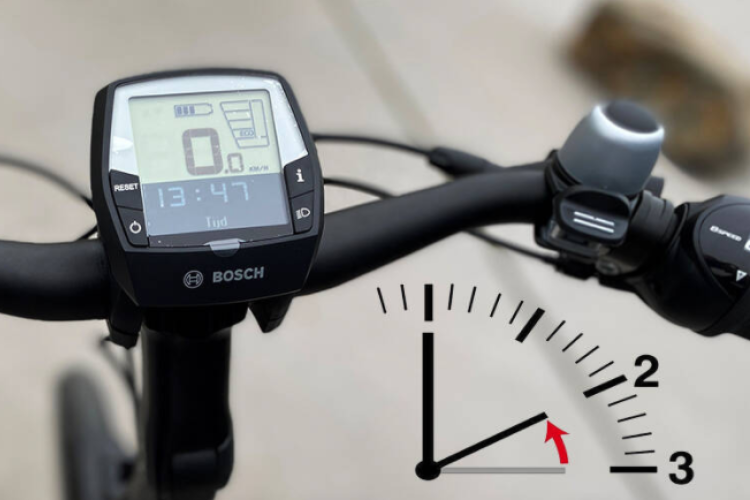 E-bike wintertijd instellen